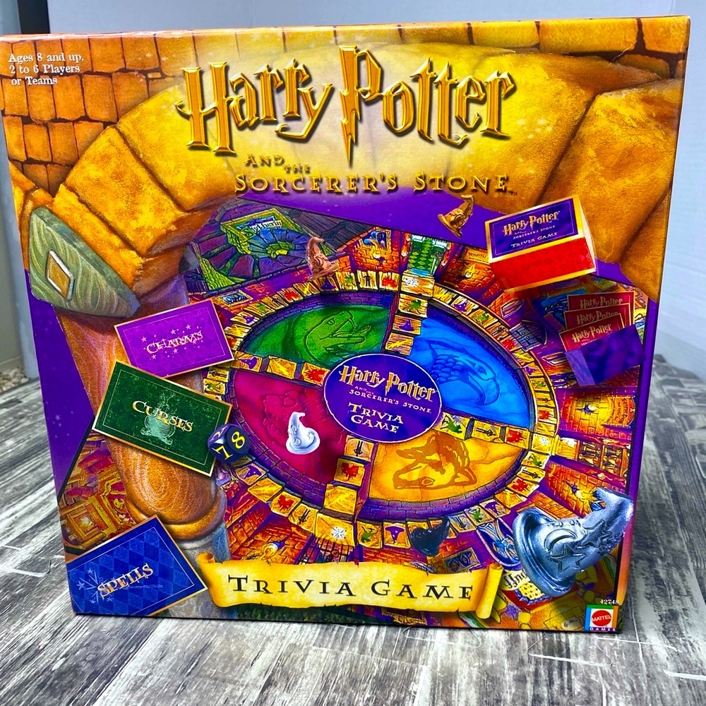 Harry Potter Sorcerers Stone Trivia Board Game